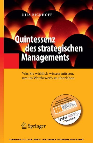 Quintessenz des strategischen Managements main product photo