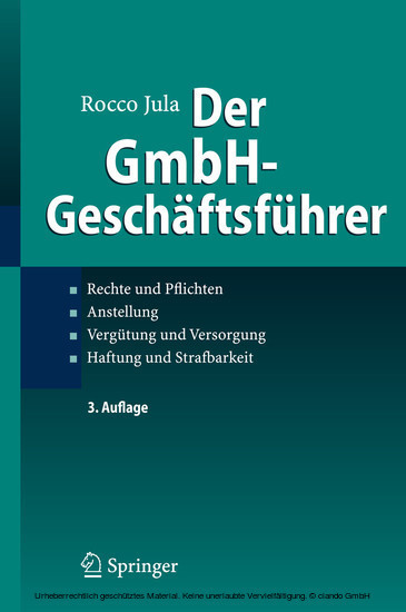 Der GmbH-Geschäftsführer main product photo
