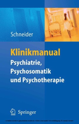 Klinikmanual Psychiatrie, Psychosomatik & Psychotherapie