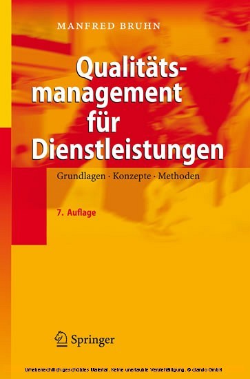 Qualitätsmanagement für Dienstleistungen main product photo