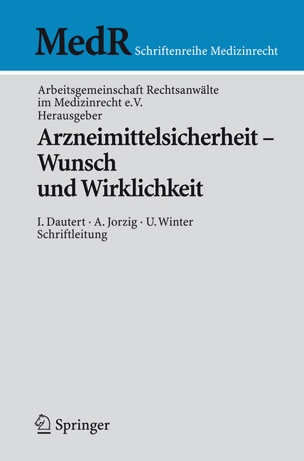 Arzneimittelsicherheit - Wunsch und Wirklichkeit main product photo