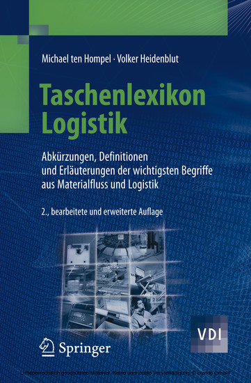Taschenlexikon Logistik main product photo
