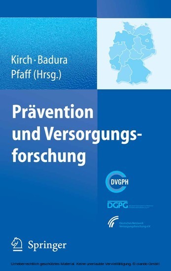 Prävention und Versorgungsforschung main product photo