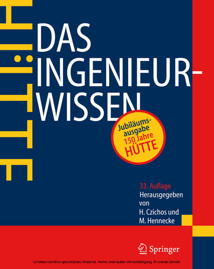 HÜTTE - Das Ingenieurwissen main product photo