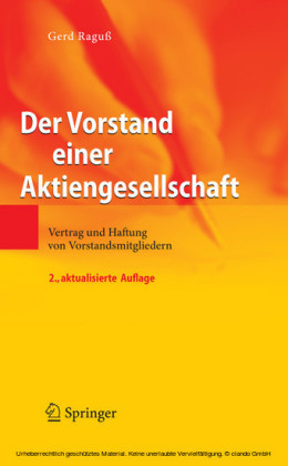 Der Vorstand einer Aktiengesellschaft