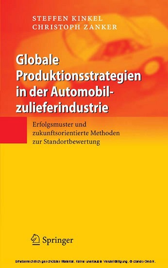 Globale Produktionsstrategien in der Automobilzulieferindustrie main product photo