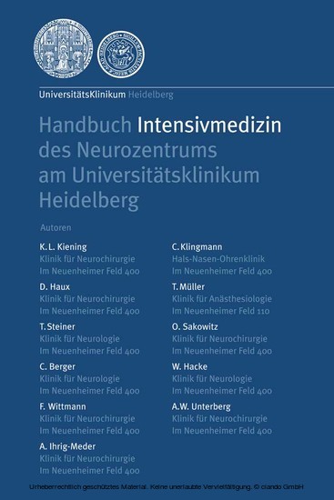 Handbuch Intensivmedizin des Neurozentrums am Universitätsklinikum Heidelberg main product photo