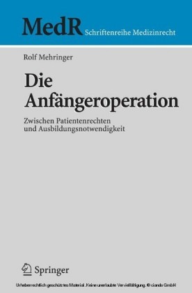 Die Anfängeroperation