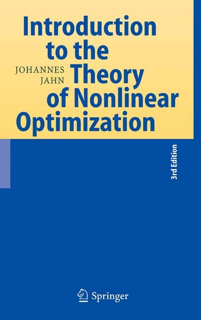 Introduction to the Theory of Nonlinear Optimization main product photo