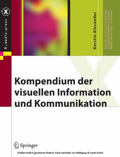 Kompendium der visuellen Information und Kommunikation main product photo