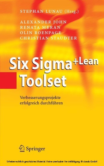 Six Sigma+Lean Toolset main product photo
