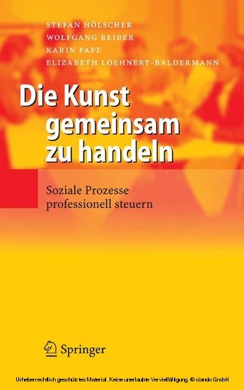 Die Kunst gemeinsam zu handeln main product photo