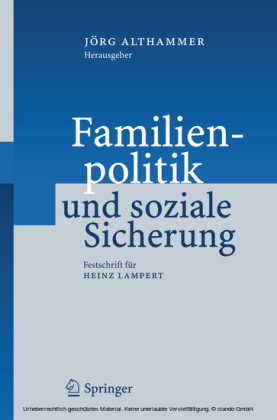 Familienpolitik und soziale Sicherung