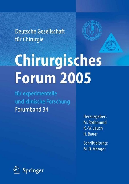 Chirurgisches Forum 2005 für experimentelle und klinische Forschung main product photo