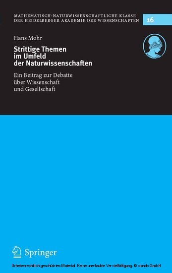 Strittige Themen im Umfeld der Naturwissenschaften main product photo