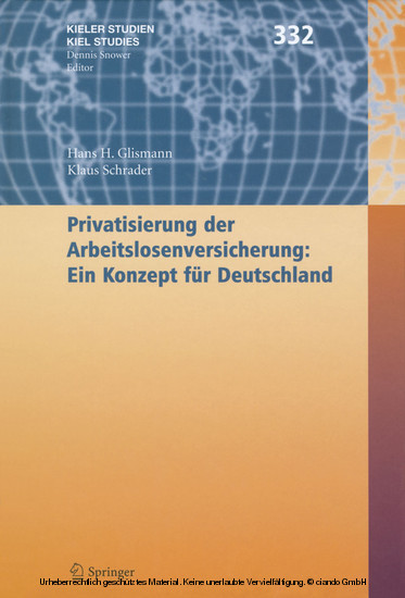Privatisierung der Arbeitslosenversicherung: Ein Konzept für Deutschland main product photo