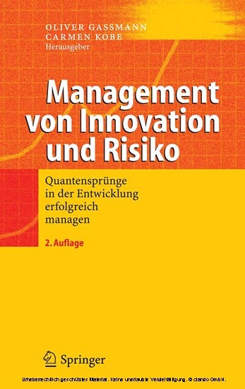 Management von Innovation und Risiko main product photo
