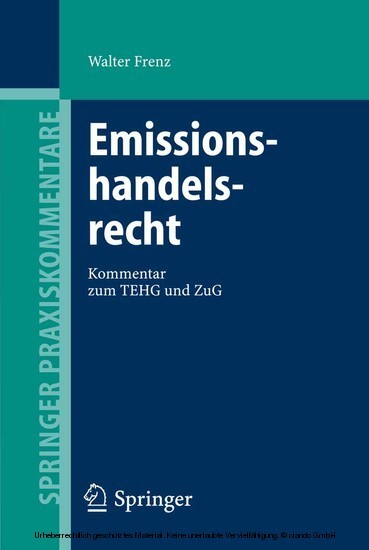 Emissionshandelsrecht main product photo