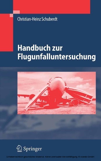 Handbuch zur Flugunfalluntersuchung main product photo