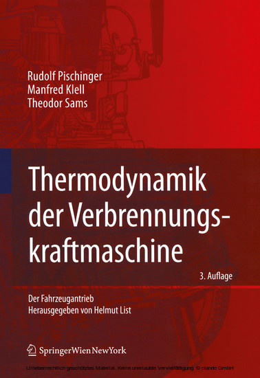 Thermodynamik der Verbrennungskraftmaschine main product photo