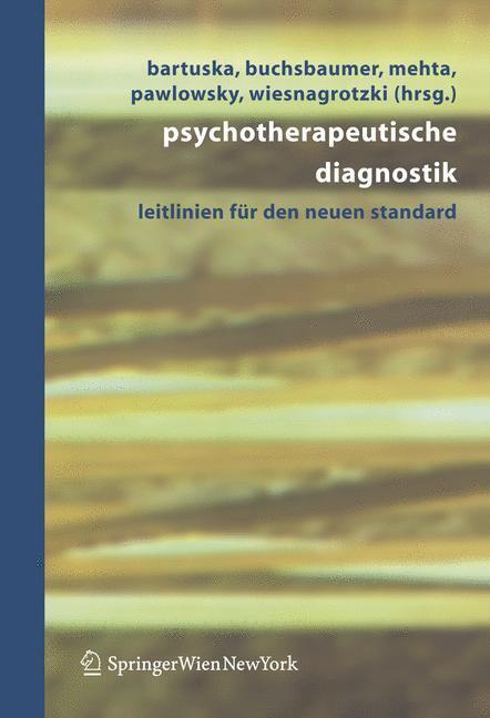 Psychotherapeutische Diagnostik main product photo