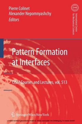 Pattern Formation at Interfaces