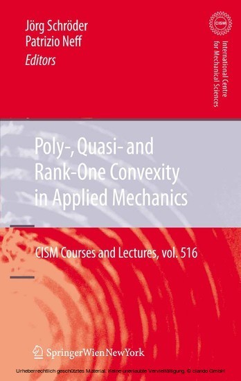 Poly-, Quasi- and Rank-One Convexity in Applied Mechanics main product photo
