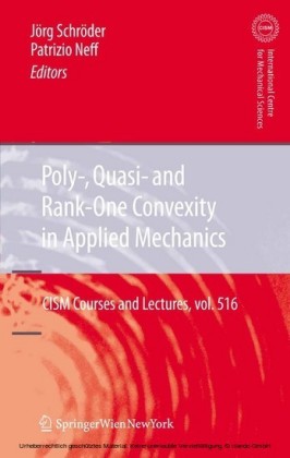 Poly-, Quasi- and Rank-One Convexity in Applied Mechanics