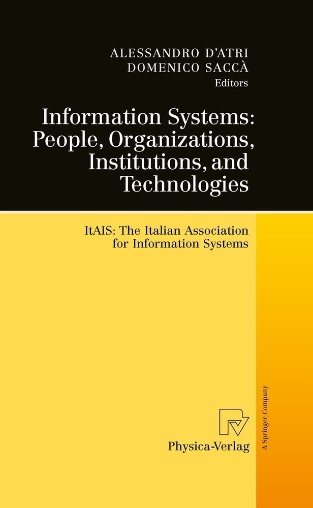 Information Systems: People, Organizations, Institutions, and Technologies main product photo