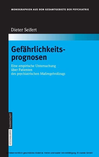 Gefährlichkeitsprognosen main product photo
