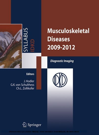 Musculoskeletal Diseases 2009-2012 main product photo