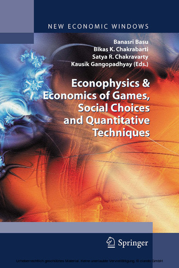 Econophysics & Economics of Games, Social Choices and Quantitative Techniques main product photo