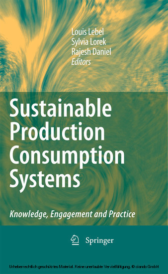 Sustainable Production Consumption Systems main product photo