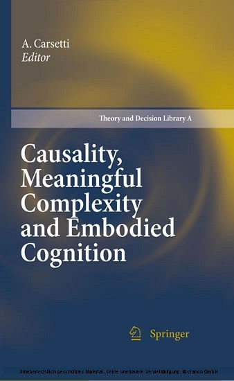 Causality, Meaningful Complexity and Embodied Cognition main product photo