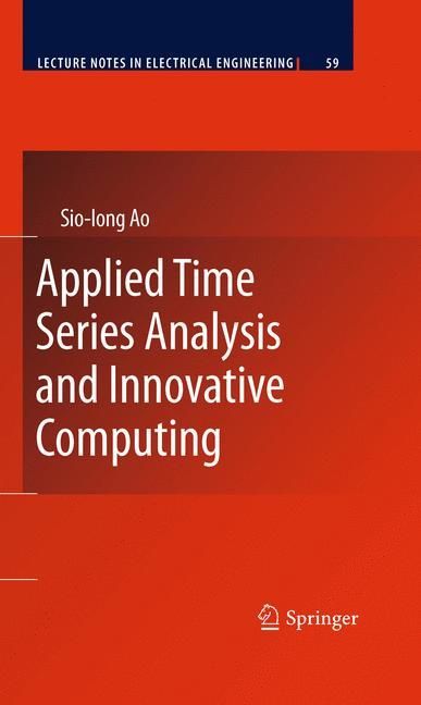 Applied Time Series Analysis and Innovative Computing main product photo