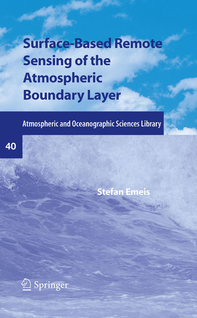Surface-Based Remote Sensing of the Atmospheric Boundary Layer main product photo