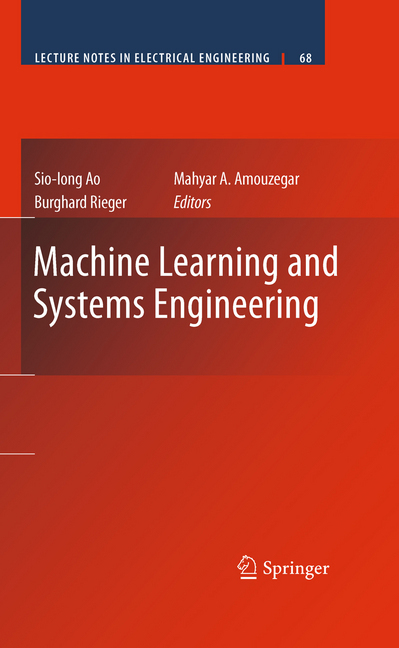 Machine Learning and Systems Engineering main product photo