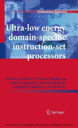 Ultra-Low Energy Domain-Specific Instruction-Set Processors