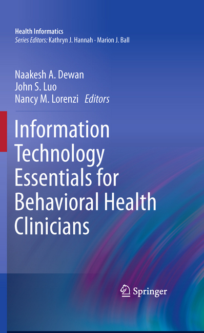 Information Technology Essentials for Behavioral Health Clinicians main product photo