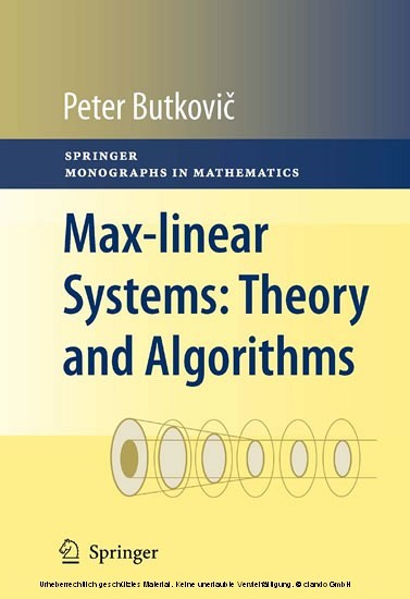 Max-linear Systems: Theory and Algorithms main product photo