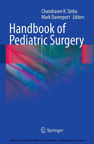 Handbook of Pediatric Surgery main product photo