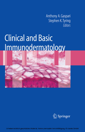Clinical and Basic Immunodermatology main product photo
