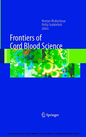 Frontiers of Cord Blood Science main product photo