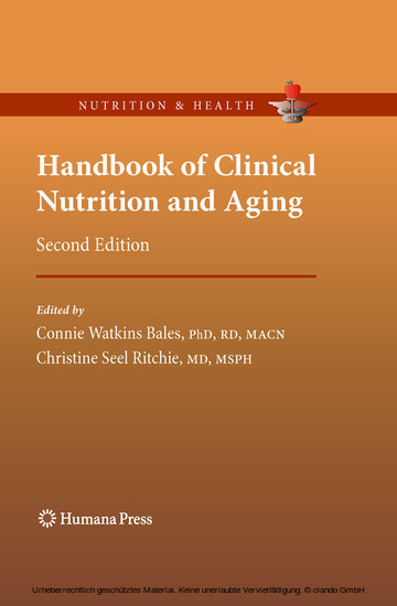 Handbook of Clinical Nutrition and Aging main product photo