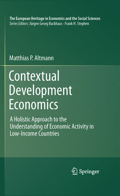 Contextual Development Economics main product photo