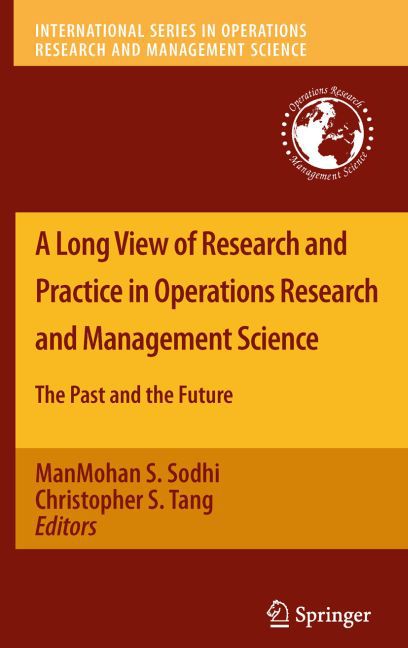 A Long View of Research and Practice in Operations Research and Management Science main product photo