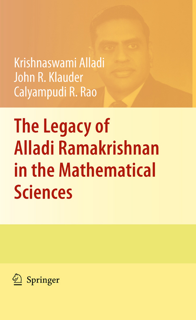 The Legacy of Alladi Ramakrishnan in the Mathematical Sciences main product photo