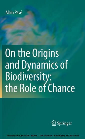 On the Origins and Dynamics of Biodiversity: the Role of Chance main product photo