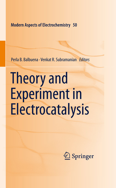 Theory and Experiment in Electrocatalysis main product photo