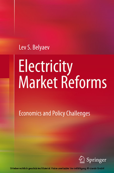 Electricity Market Reforms main product photo